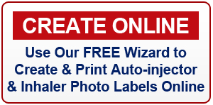Click here to print free auto-injector & inhaler photo labels